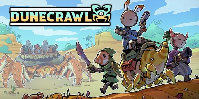 DuneCrawl is an open-world adventure where you wander the wastes on an enormous crab