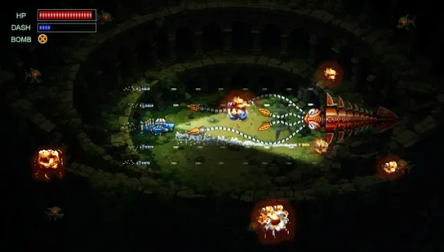 The deeper you go the darker it gets in the roguelike shoot 'em up Earth Atlantis Abyss