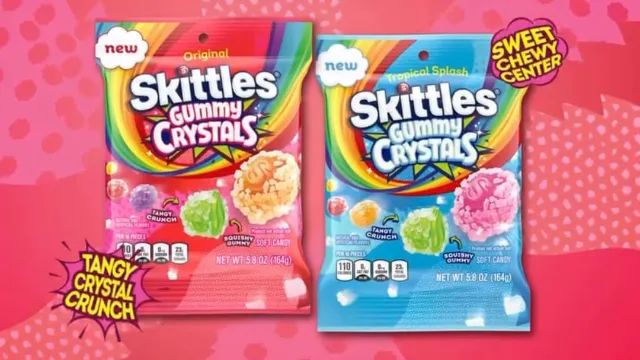 Skittles unveils new Gummy Crystals that combine crunchy and chewy candy