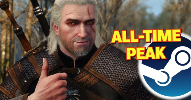 The Witcher 3 climbs to a new Steam player peak after the remaster’s release