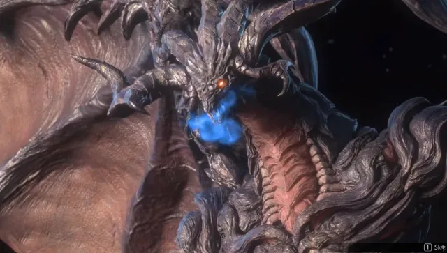 Final Fantasy Resonance gameplay clip shows off the Bahamut esper in action