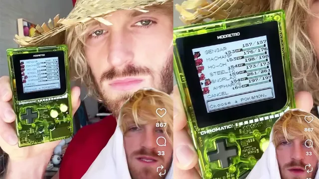 Logan Paul Just Leaked A Green Transparent ModRetro Chromatic