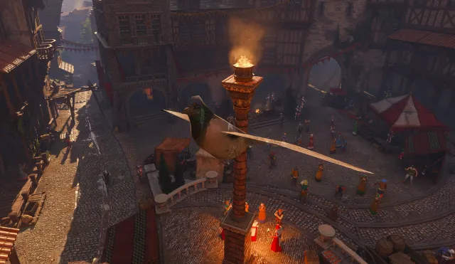 The Witcher 3 Fans Relieved to Find Low-Polygon Pigeons Have Survived the Remaster Process