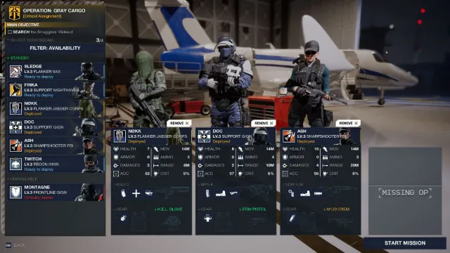 Rainbow Six Tactics game director says the game's 15 Operators have 'unique' loadouts so they didn't 'overlap' with each other — but there was still room for 'community favorites' and 'operators that were impossible to not include'