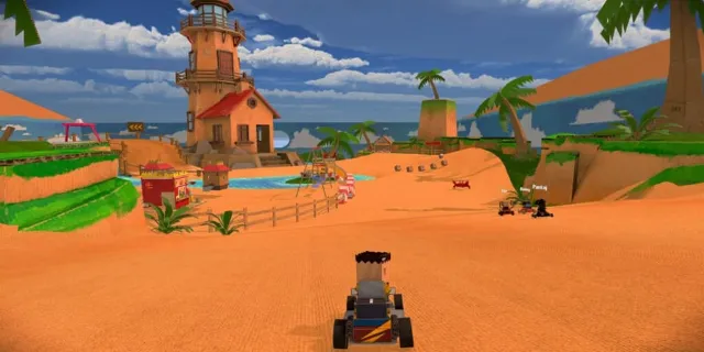 Kartboard Dash lets you race cardboard karts through a world of tape and trouble