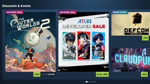 Valve is updating Steam's Discount & Events section to become more "dynamic and personalised"