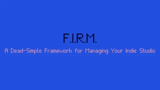How to run an indie game studio: Part 1, What is a studio?