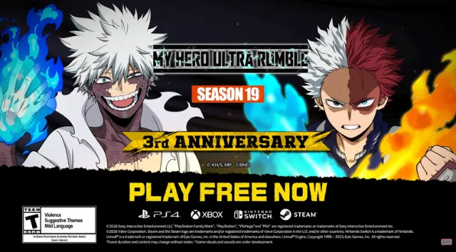 MY HERO ULTRA RUMBLE "Season 19" now live