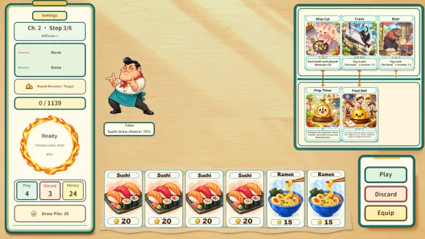 Wok the Deck is coming to Steam: build your restaurant combo