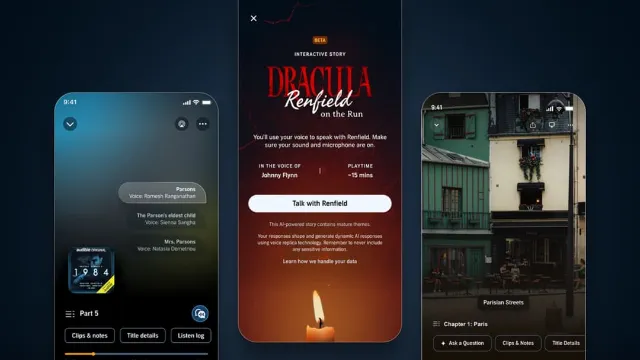 Audible will soon let you talk to audiobook characters with new AI feature