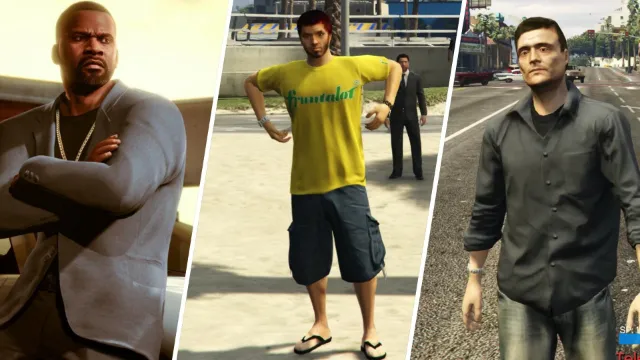 Grand Theft Auto 5 is a game about shapeshifting now. I don't make the rules