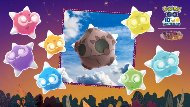 Explore by starlight during meteor showers for a chance to encounter Minior in Pokémon GO