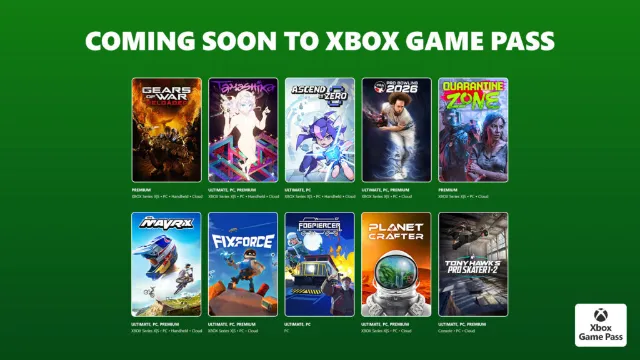 Coming to XBOX Game Pass: Tony Hawk’s Pro Skater 1+ 2, The Planet Crafter, Palworld 1.0, and More