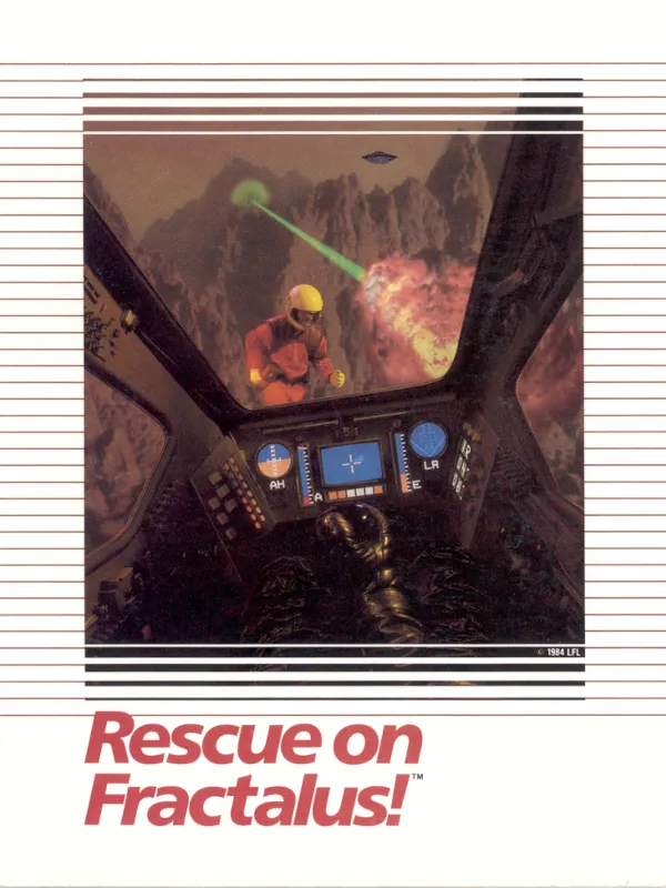 Rescue on Fractalus! cover art