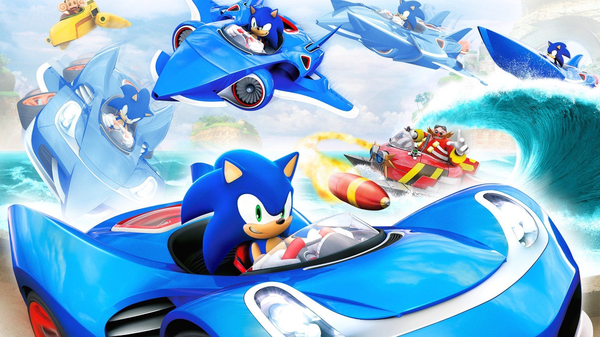 Sonic & All-Stars Racing Transformed cover art