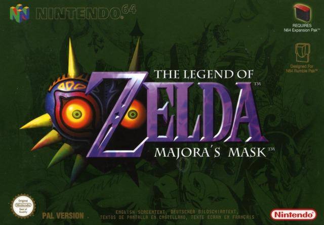 The Legend of Zelda: Majora's Mask cover art