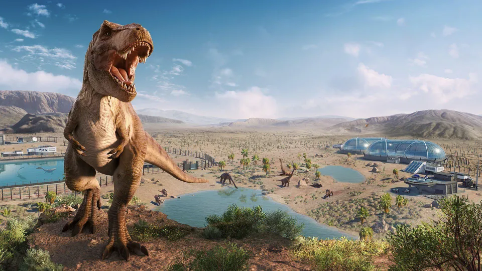 Jurassic World Evolution 2 cover art