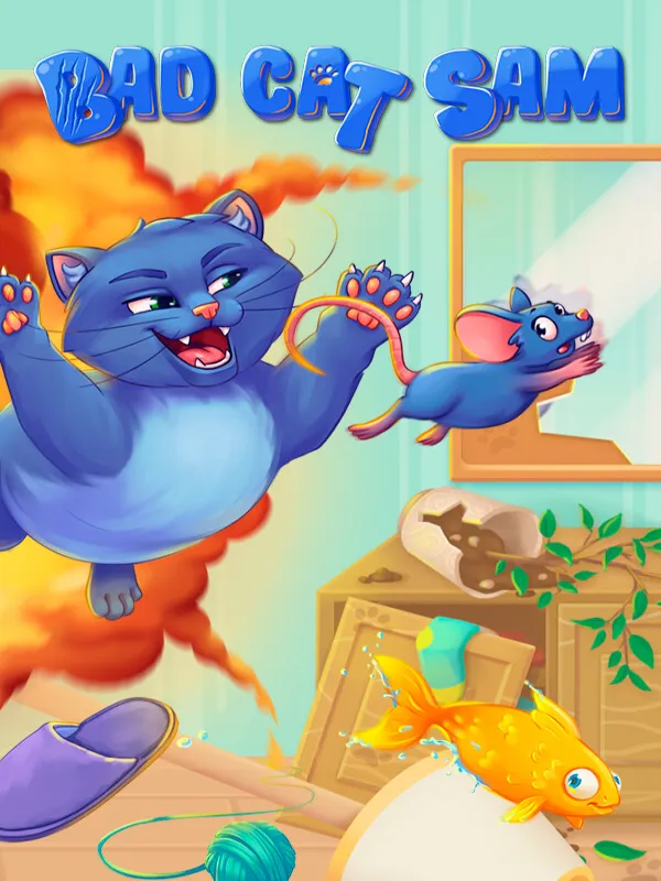 Bad cat Sam cover art