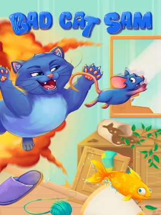 Bad cat Sam cover