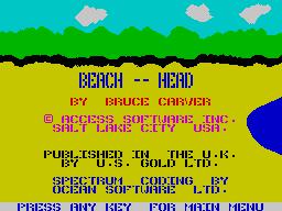 Beach Head cover art
