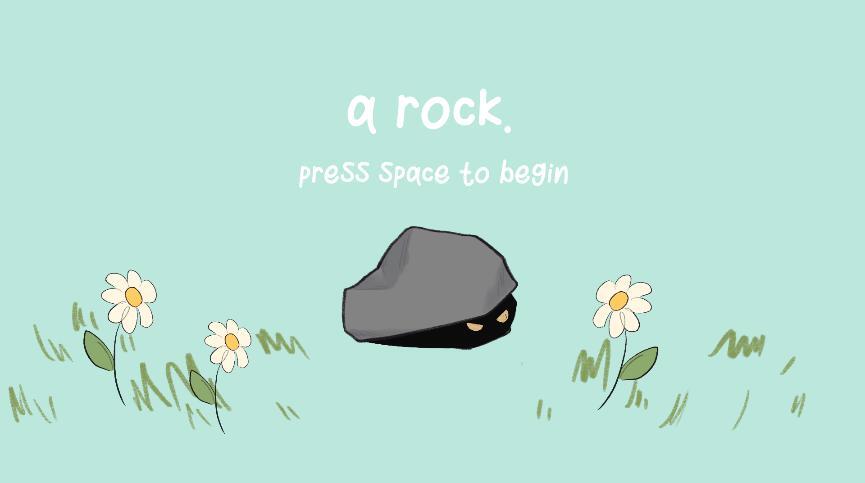 a rock. cover art