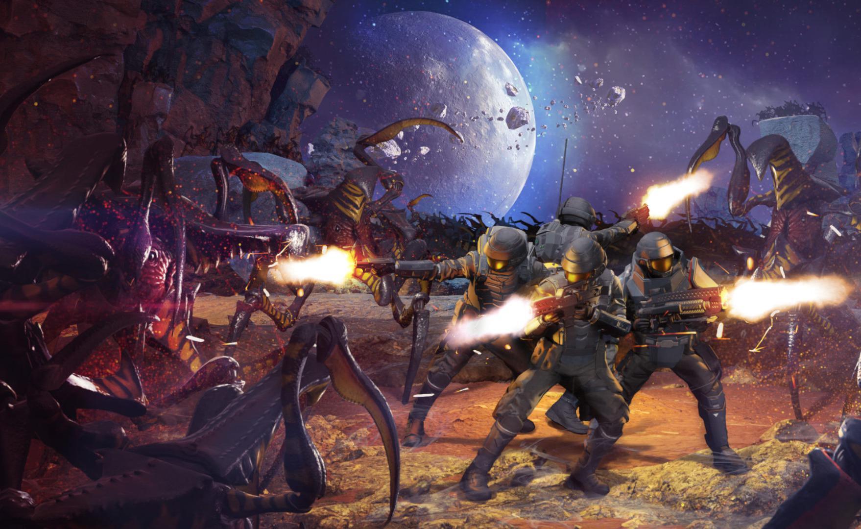 Starship Troopers: Extermination cover art