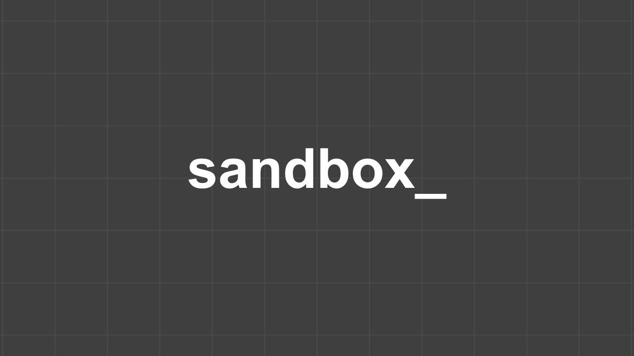 sandbox_ cover art