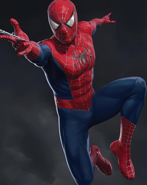 SPIDER MAN cover art