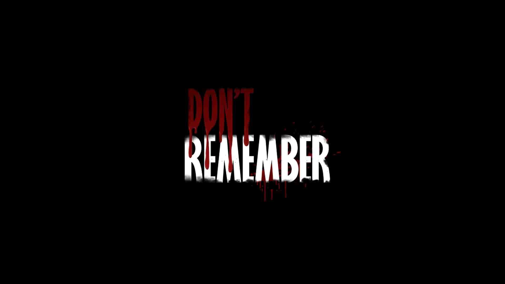 Don't Remember cover art