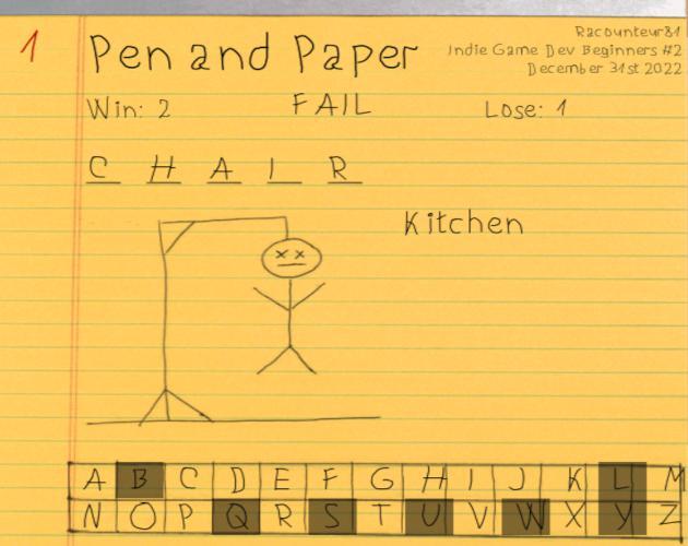 Pen and Paper cover art
