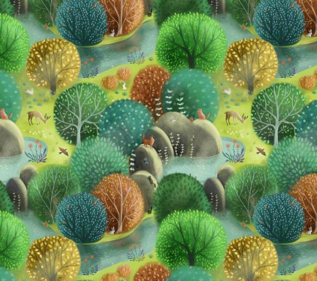 Patterned cover art