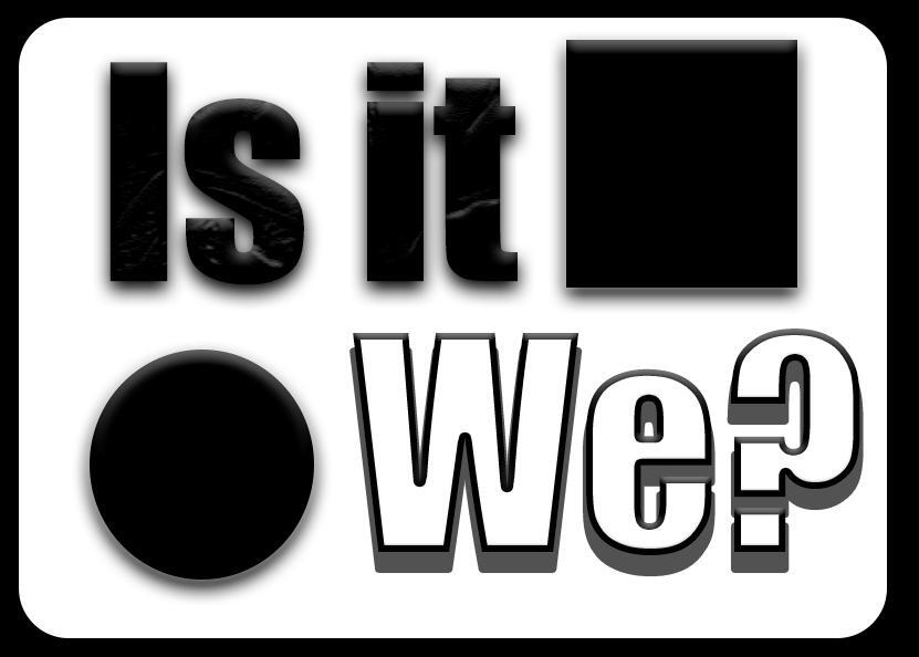 Is It We? cover art