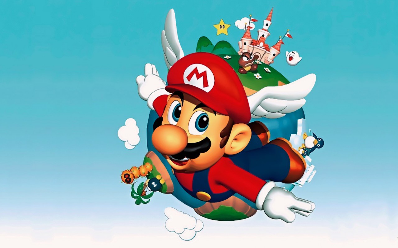Super Mario 64 cover art