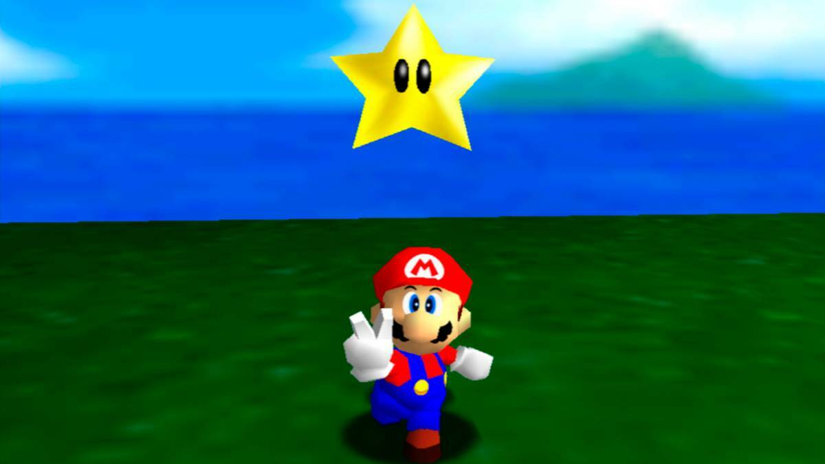 Mario 64 cover art