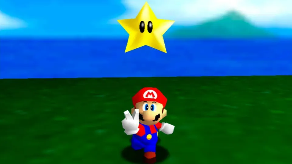Mario 64 cover art