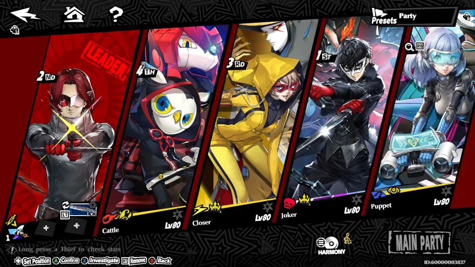 Persona5: The Phantom X cover art