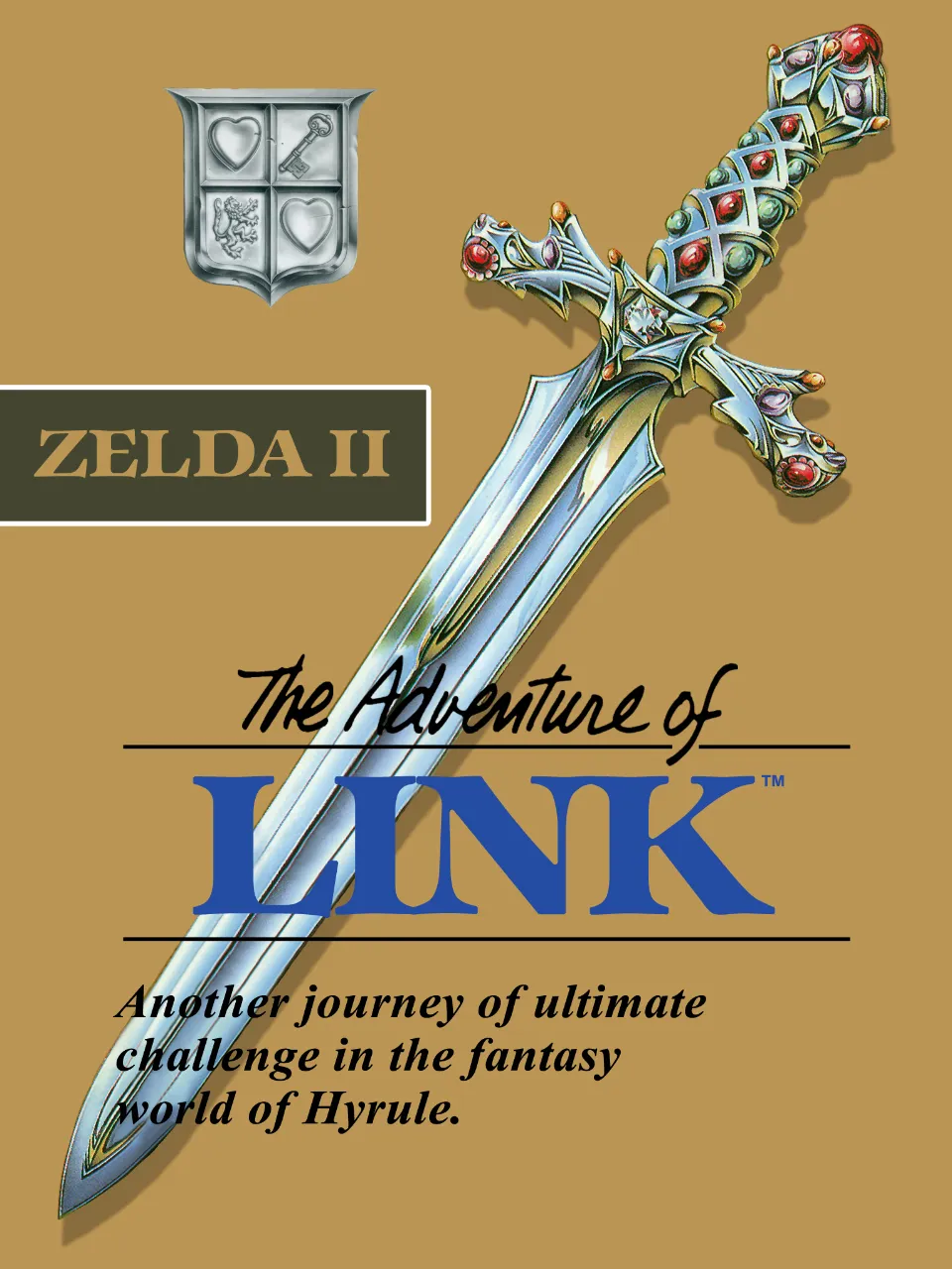 Zelda II: The Adventure of Link cover art