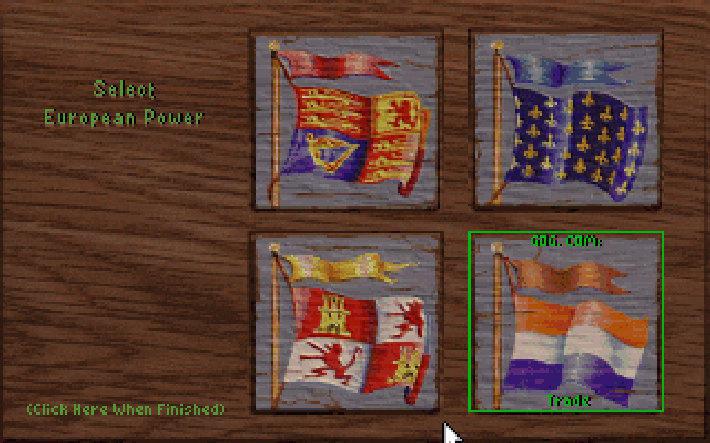Colonization, Sid Meier's cover art