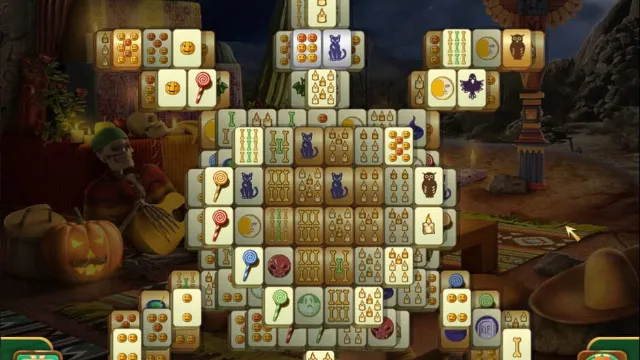 Spooky Mahjong screenshot