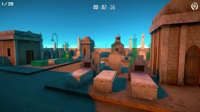 3D Puzzle: Colonial Graveyard screenshot
