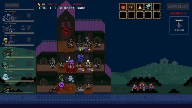 Spooky Land Defenders screenshot