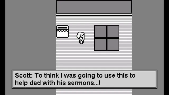 Welcome to Scott's Story in the World of Our Church and Halloween: Visual Novel screenshot