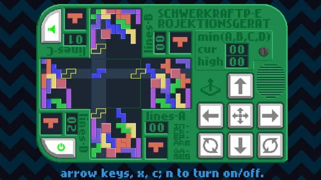 Schwerkraftprojektionsgerät screenshot