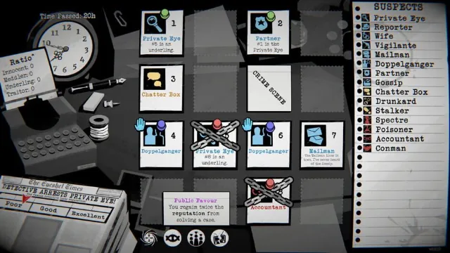 Dupery: A Game of Solo Deduction screenshot