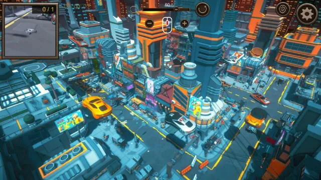 Hidden SciFi City Top-Down 3D screenshot