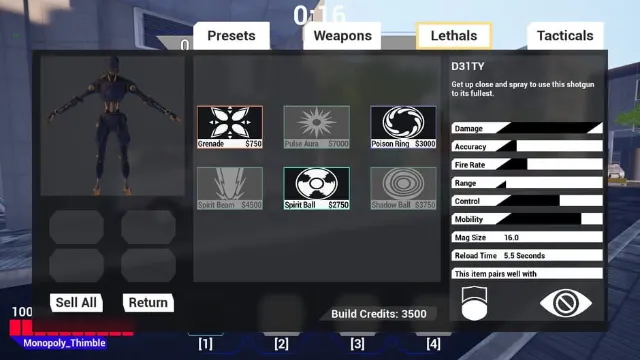 Daemon screenshot