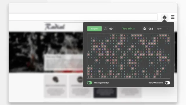 Minesweeper Game screenshot