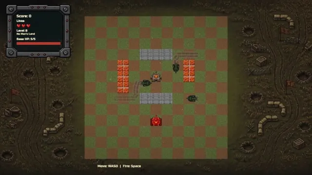 Red Tanks vs Lizard screenshot