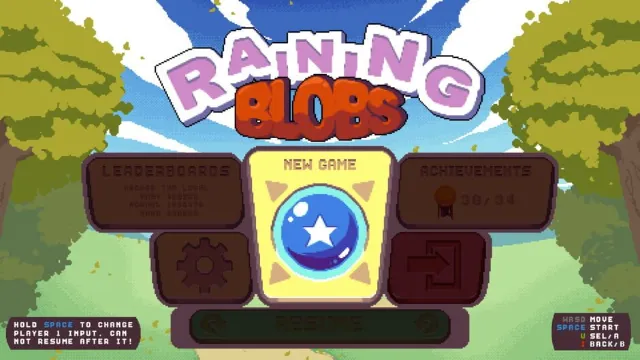 Raining Blobs screenshot