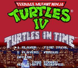 Teenage Mutant Ninja Turtles IV: Turtles in Time screenshot